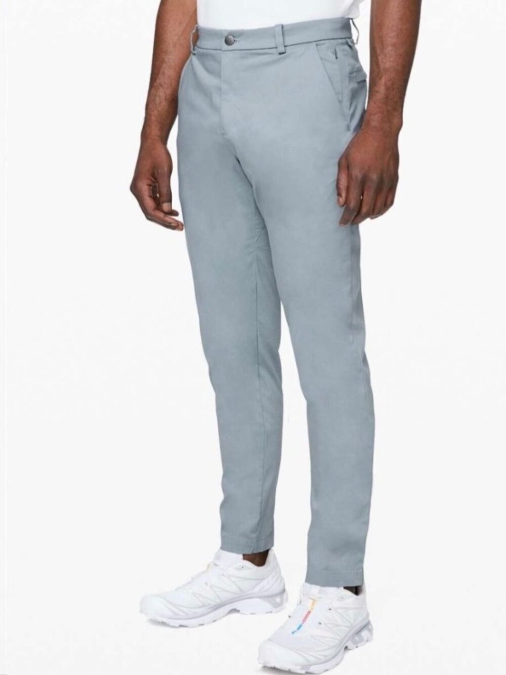Lululemon Commission Pant Classic Swift Cotton Chino Light Blue 33 33x32 Casual